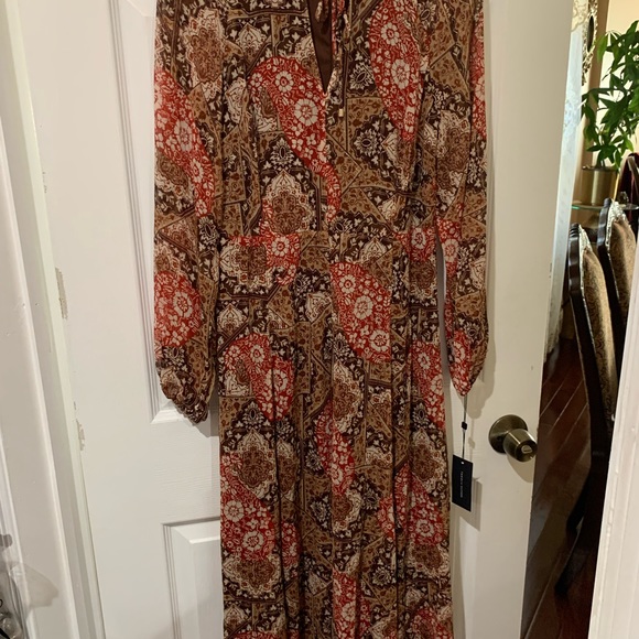 Tommy size 6 midi long sleeve dress - Picture 2 of 5